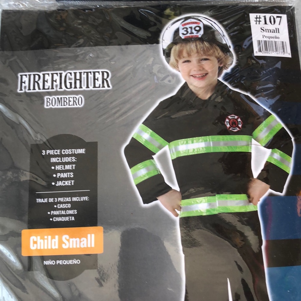 FireFighter Kids Costume! New!